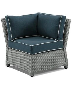 Crosley Furniture Bradenton Outdoor Wicker Sectional Corner Chair Home
