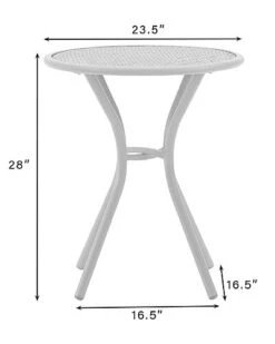 Crosley Furniture Juniper 3pc Indoor/Outdoor Wicker Bistro Set Home -Crosley Sales Store 3070334341 RLLD 5