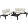 Crosley Furniture Piermont 4Pc Outdoor Metal Sectional Set Home