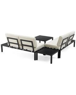 Crosley Furniture Piermont 4Pc Outdoor Metal Sectional Set Home -Crosley Sales Store 3070334357 RLLD 4