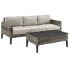 Crosley Furniture Prescott 2Pc Outdoor Wicker Sofa Set Home