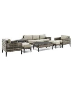 Crosley Furniture Prescott 7Pc Outdoor Wicker Sofa Set Home