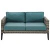 Crosley Furniture Prescott Outdoor Wicker Loveseat Home