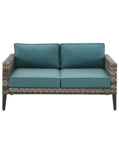 Crosley Furniture Prescott Outdoor Wicker Loveseat Home