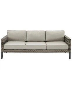 Crosley Furniture Prescott Outdoor Wicker Sofa Home