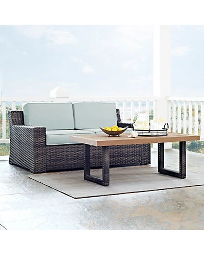 Crosley Beaufort 2pc Outdoor Wicker Chat Set Home 6 Crosley Beaufort 2pc Outdoor Wicker Chat Set Home - Image 6