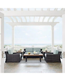 Crosley Beaufort 6pc Outdoor Wicker Conversation Set Home -Crosley Sales Store 3070461754 RLLD 4