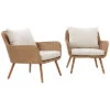 Crosley Landon 2pc Outdoor Wicker Chair Set Home