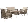 Crosley Furniture Tribeca 4pc Outdoor Wicker Set Home