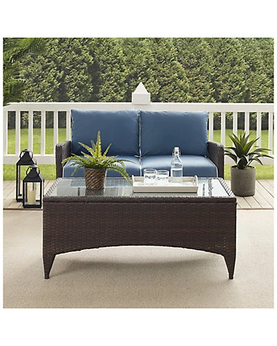 Crosley Kiawah 2pc Outdoor Wicker Chat Set Home 4 Crosley Kiawah 2pc Outdoor Wicker Chat Set Home - Image 4