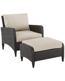 Crosley Kiawah 2pc Outdoor Wicker Chair Set Home -Crosley Sales Store 3070559403 RLLD 4
