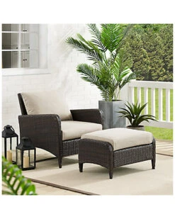 Crosley Kiawah 2pc Outdoor Wicker Chair Set Home -Crosley Sales Store 3070559403 RLLD 5