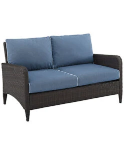 Crosley Kiawah Outdoor Wicker Loveseat Home