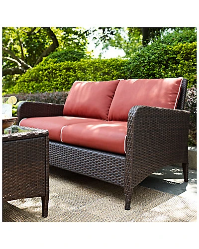 Crosley Kiawah Outdoor Wicker Loveseat Home 4 Crosley Kiawah Outdoor Wicker Loveseat Home - Image 4