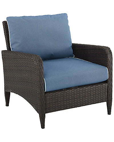 Crosley Kiawah Outdoor Wicker Arm Chair Home 1 Crosley Kiawah Outdoor Wicker Arm Chair Home