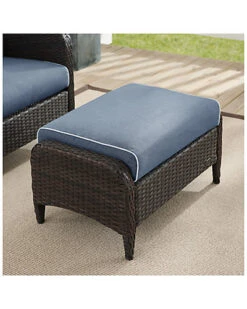 Crosley Kiawah Outdoor Wicker Ottoman Home -Crosley Sales Store 3070559414 RLLD 4