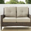 Crosley Rockport Outdoor Wicker High Back Loveseat Home