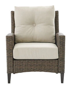 Crosley Rockport Outdoor Wicker High Back Arm Chair Home