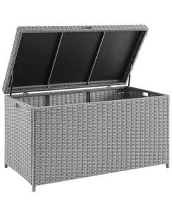 Crosley Furniture Bradenton Outdoor Wicker Storage Bin Home -Crosley Sales Store 3070636235 RLLD 3