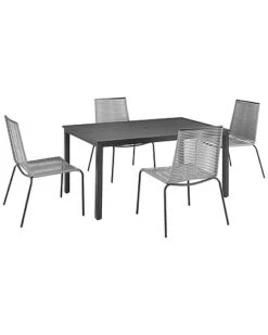 Crosley Furniture Fenton 5Pc Outdoor Wicker/ Metal Dining Set Home